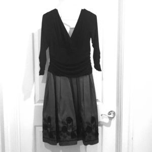 SL Fashions 3/4 sleeve cocktail dress